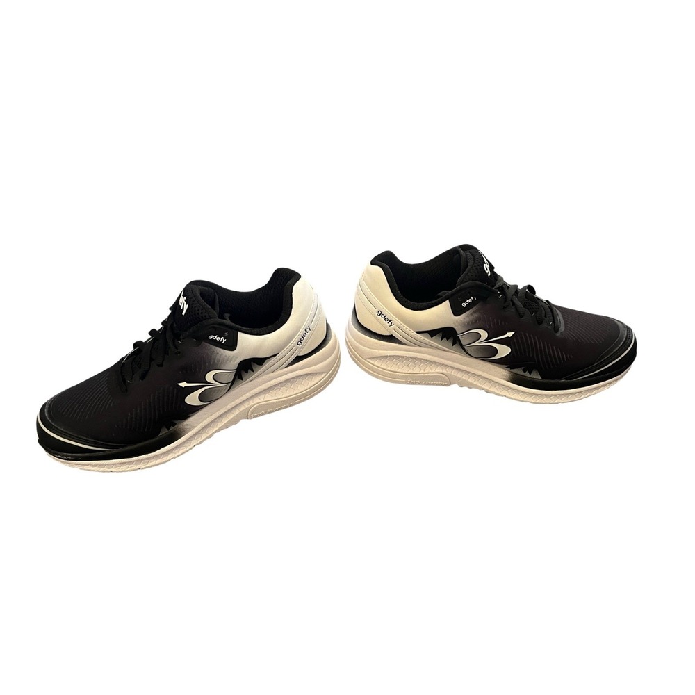 Gdefy Gravity Defyer Mighty Walk Women's Pain Relief Shoes Black White size 8.0